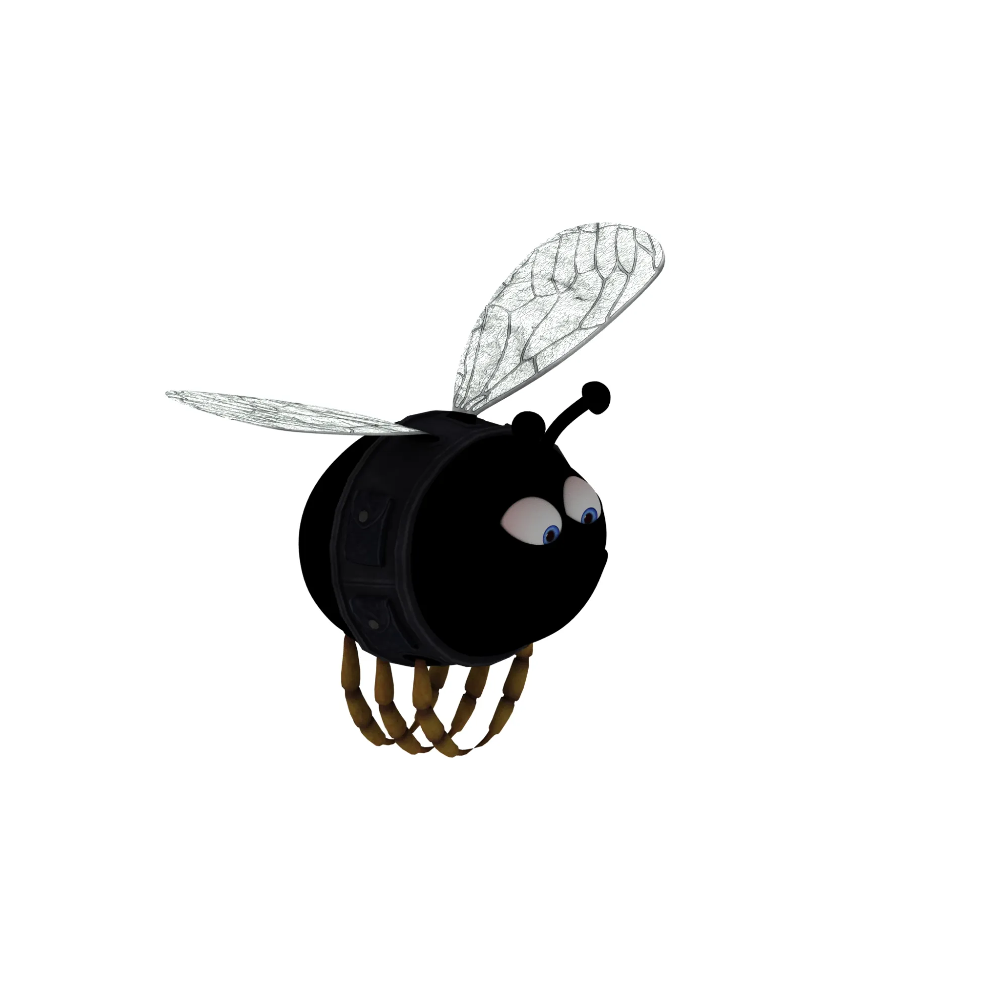 Honeybee 3D Model .c4d .max .obj .3ds .fbx .stl .blend 