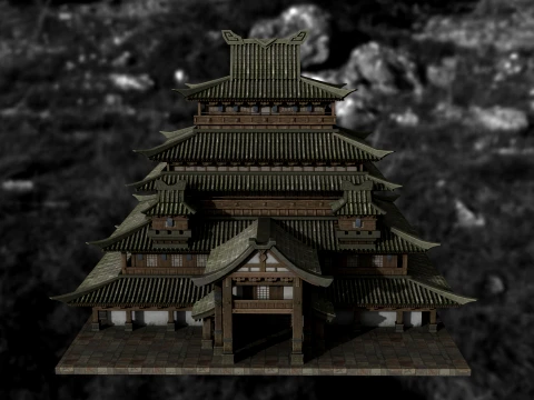 Temple 3D Model