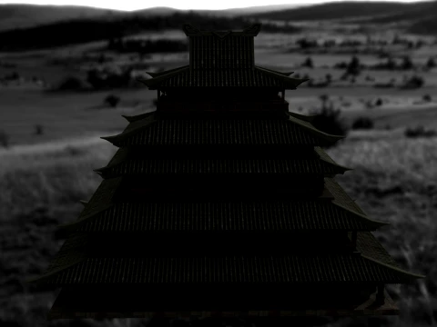 Temple 3D Model