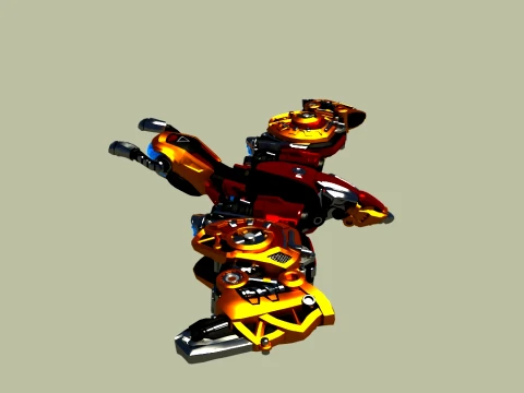 Mechanical eagle 3D Model