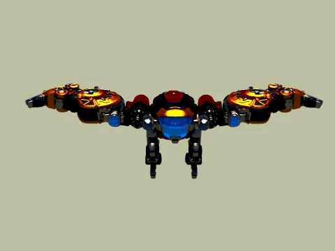 Mechanical eagle 3D Model