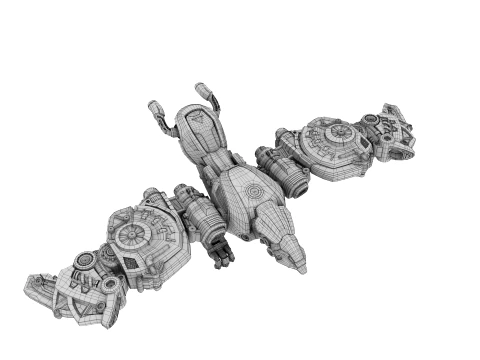 Mechanical eagle 3D Model