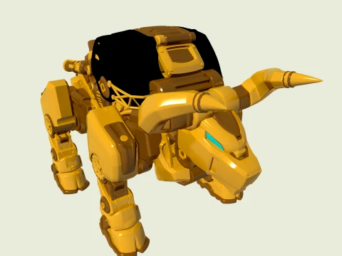 Mechanical Bull 3D Model