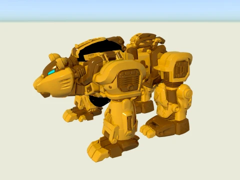 Mechanical bear Modelo 3D
