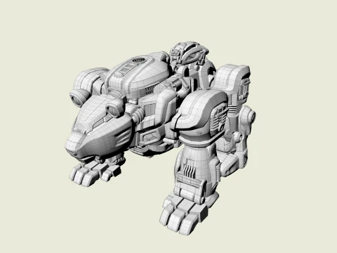 Mechanical bear 3D Model