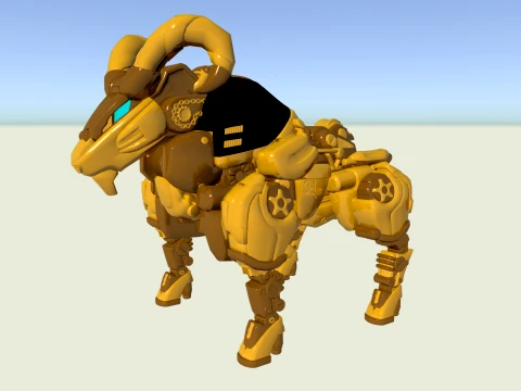 Mechanical Sheep 3D Model