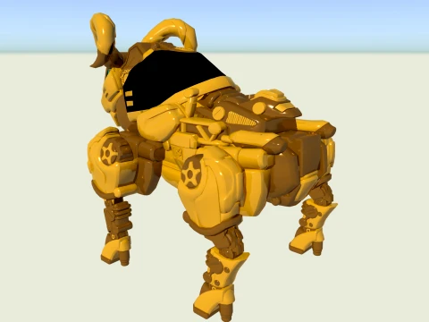 Mechanical Sheep 3D Model
