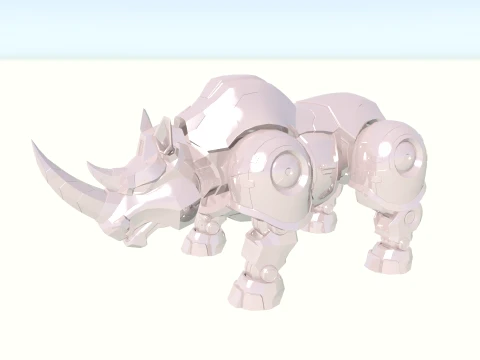Mechanical Rhino 3D Model