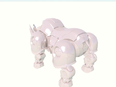 Mechanical Rhino 3D Model