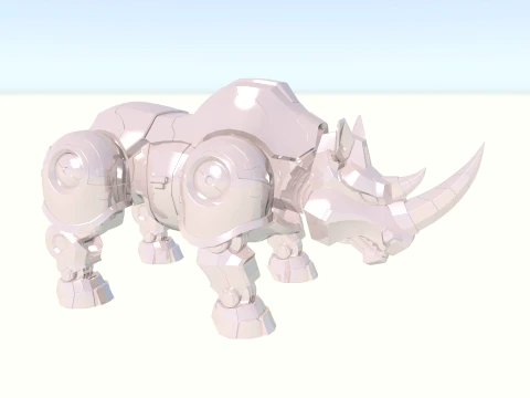 Mechanical Rhino 3D Model