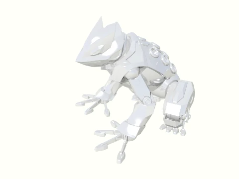 Mechanical Toad 3D Model