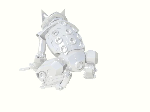 Mechanical Toad 3D Model