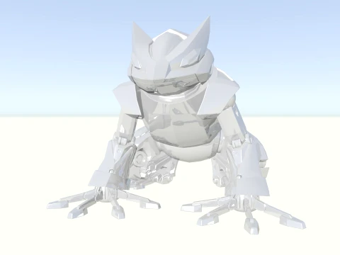 Mechanical Toad 3D Model