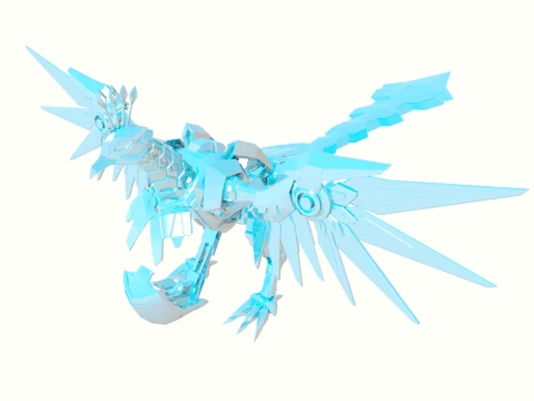 Mechanical peacock 3D Модель