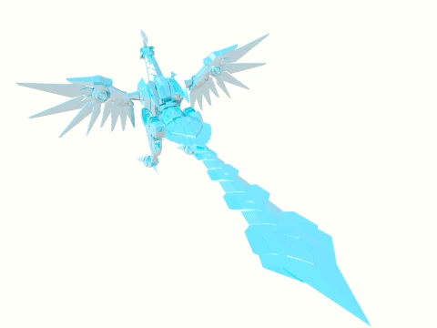 Mechanical peacock 3D Model