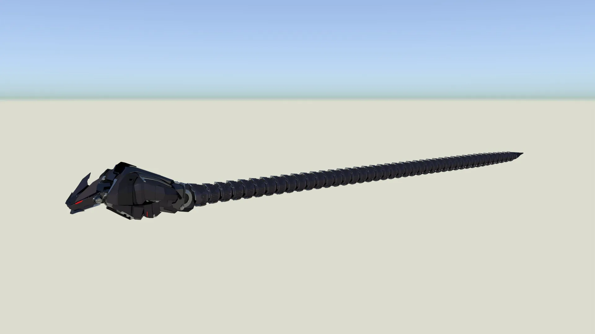 Mechanical cobra 3D Model .c4d .max .obj .3ds .fbx .stl .blend 
