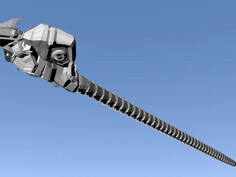 Mechanical cobra 3D Model