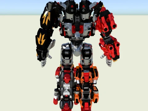 Mech Armor 3D Model