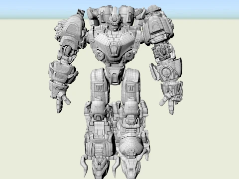 Mech Armor 3D Model