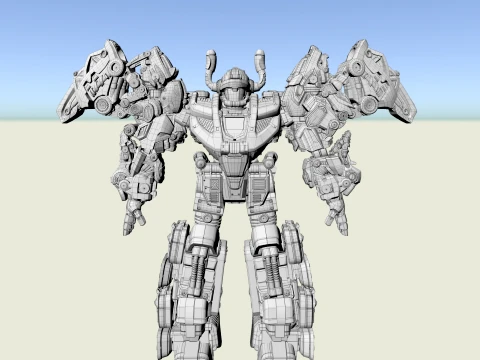 Mech Armor 3D Model