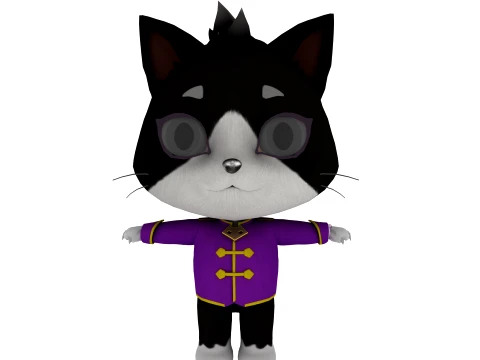 Cartoon cat 3D Model