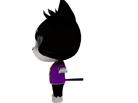 Cartoon cat 3D Model