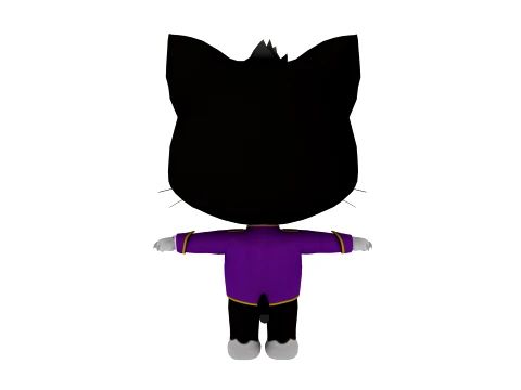 Cartoon cat 3D Model