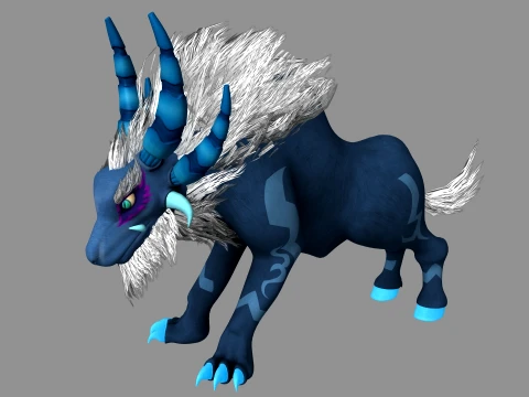 Cartoon monster 3D Model