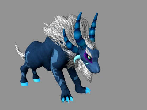 Cartoon monster 3D Model
