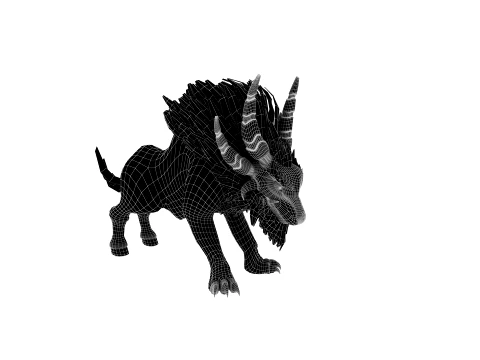 Cartoon monster 3D Model