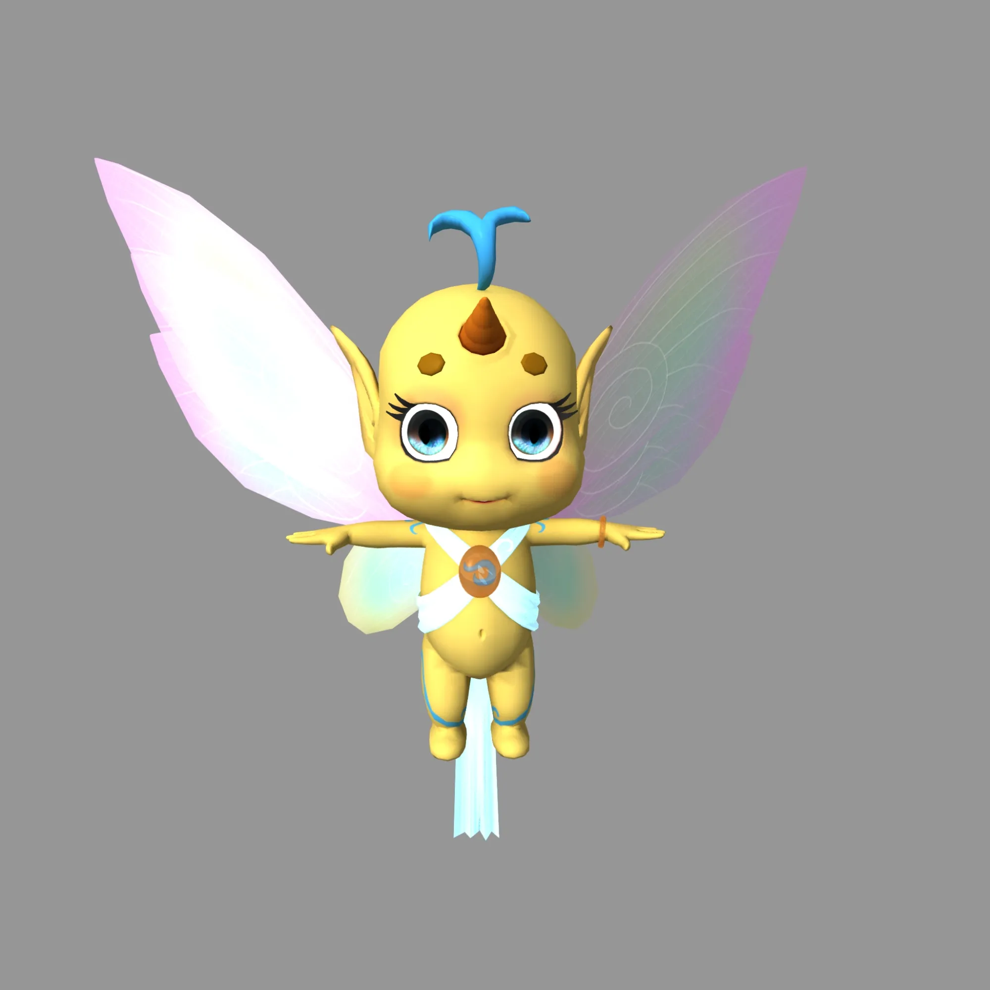 Cartoon elf 3D Model .c4d .max .obj .3ds .fbx .stl .blend 