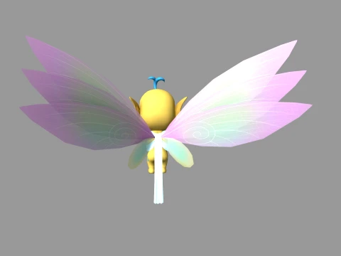 Cartoon elf 3D Model