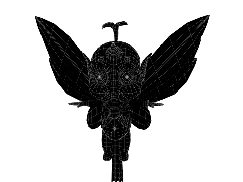 Cartoon elf 3D Model