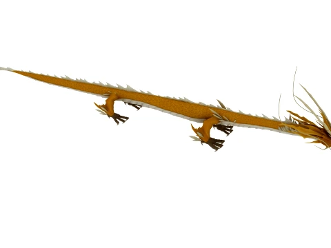 Cartoon dragon 3D Model