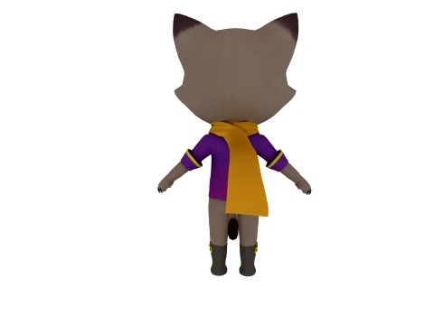 Cartoon cat 3D Model