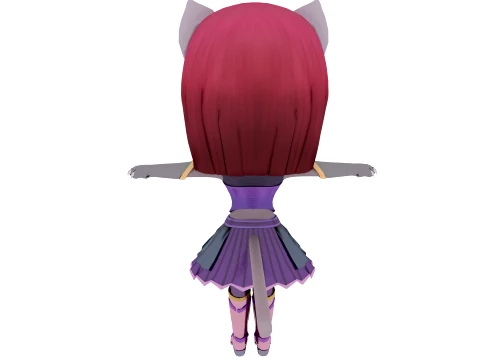 Cartoon cat 3D Model