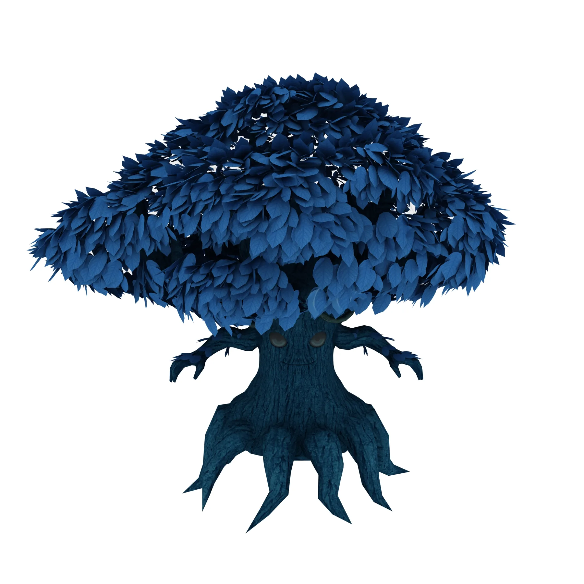 Cartoon Tree 3D Model .c4d .max .obj .3ds .fbx .stl .blend 