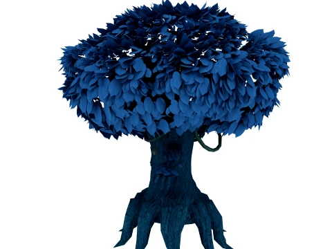 Cartoon Tree 3D Model