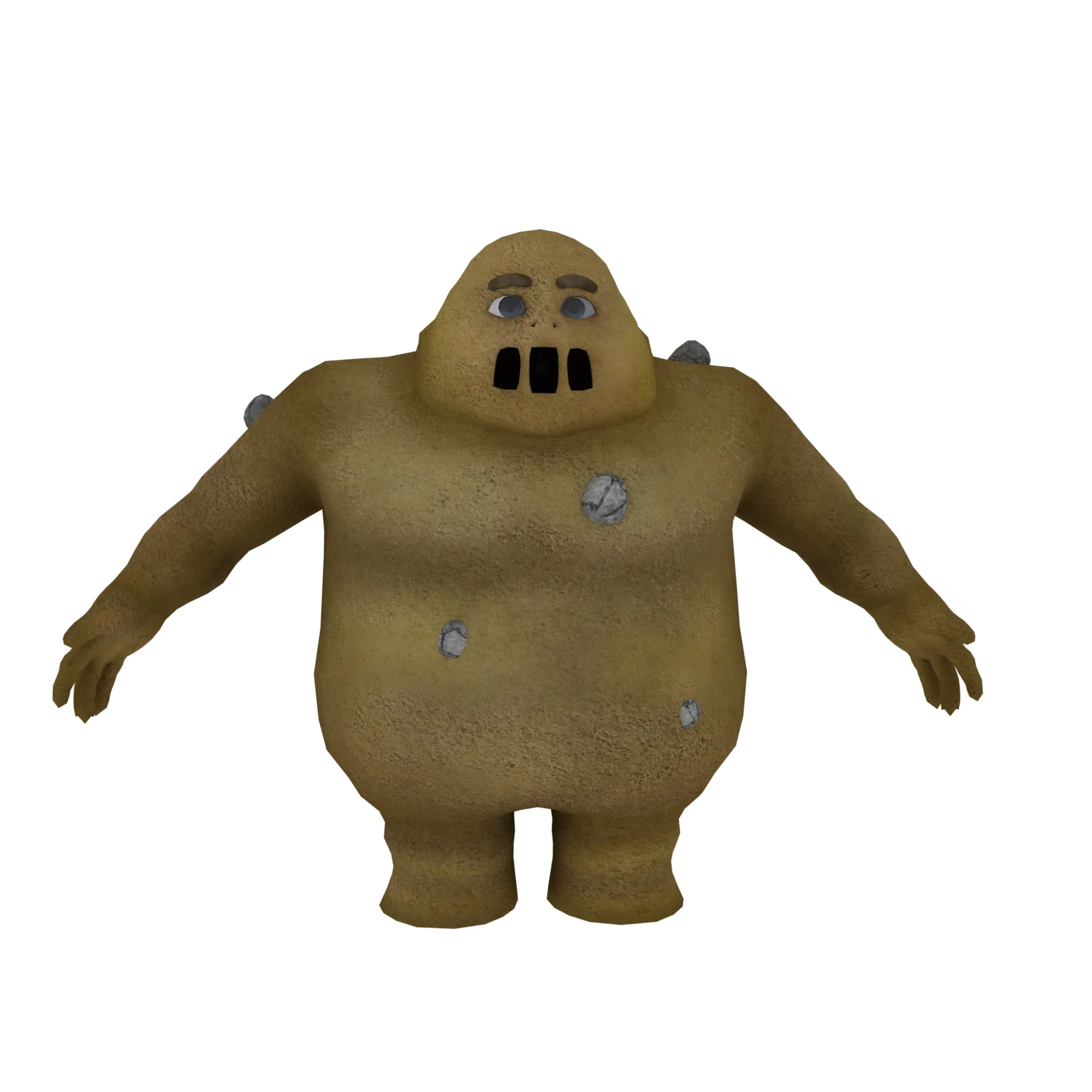 Cartoon giant 3D Model .c4d .max .obj .3ds .fbx .stl .blend 