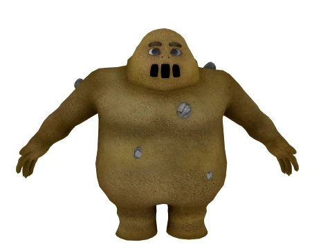 Cartoon giant 3D Model