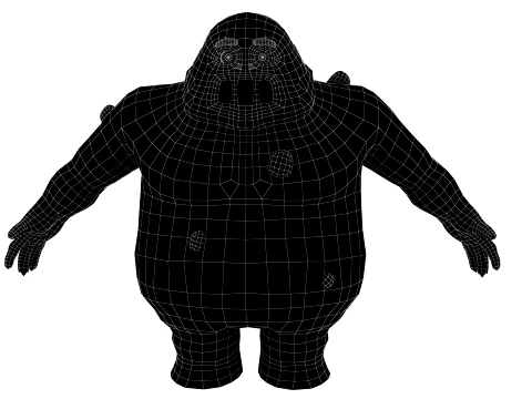 Cartoon giant 3D Model