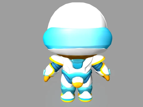 Cartoon dog 3D Model