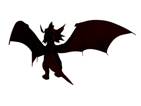 Cartoon dragon 3D Model