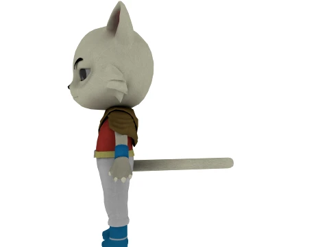 Cartoon cat 3D Model