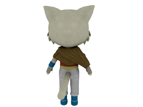 Cartoon cat 3D Model