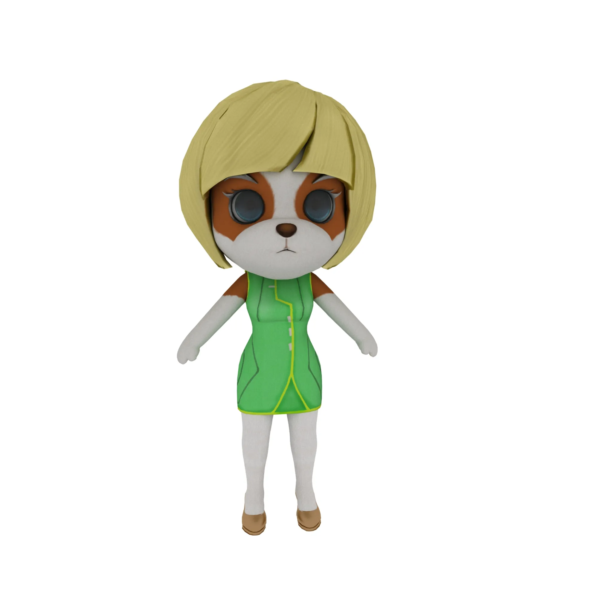 Cartoon cat 3D Model .c4d .max .obj .3ds .fbx .stl .blend 