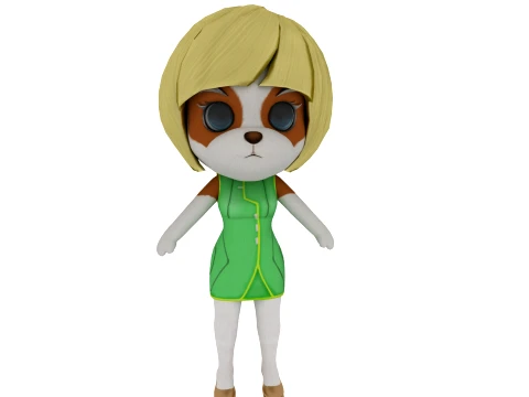 Cartoon cat 3D Model