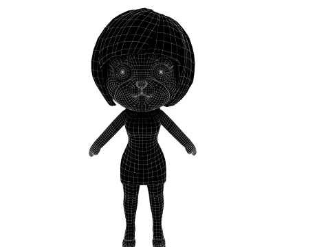Cartoon cat 3D Model