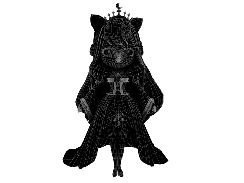 CatQueen 3D Model