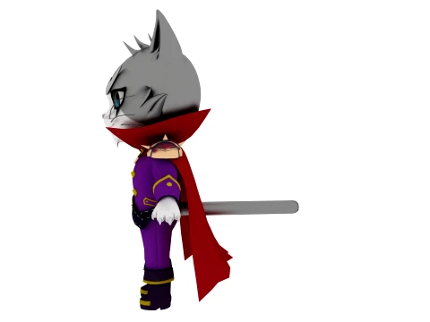 Cartoon cat 3D Model